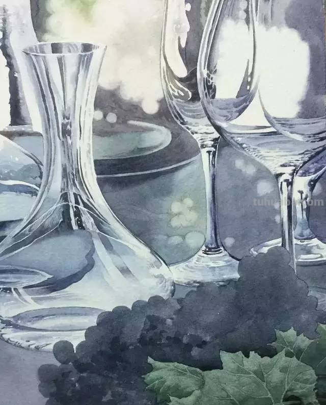 不会画水彩画？给你分享一个非常详细的示范教程