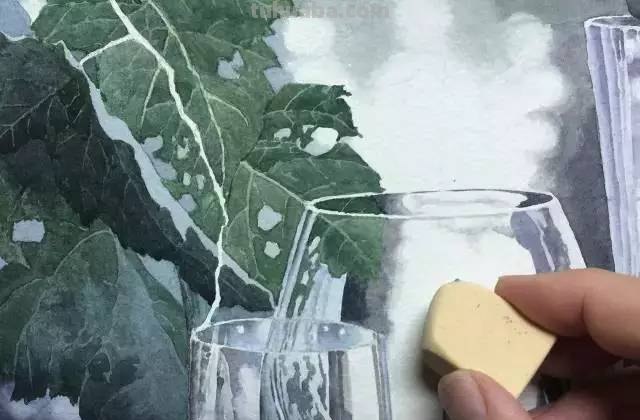 不会画水彩画？给你分享一个非常详细的示范教程