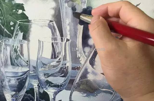 不会画水彩画？给你分享一个非常详细的示范教程