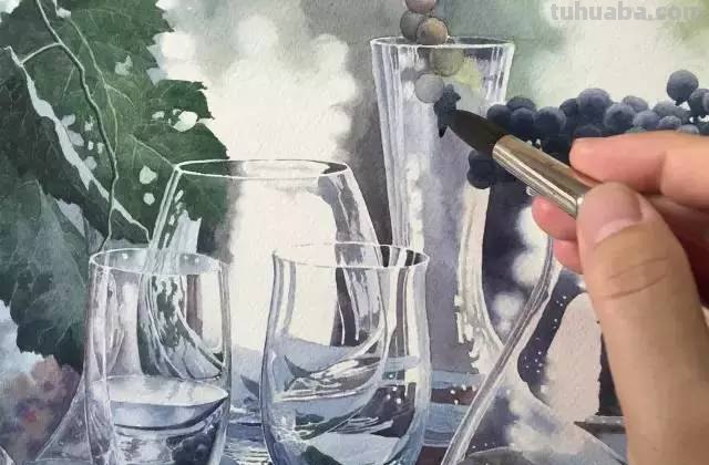 不会画水彩画？给你分享一个非常详细的示范教程