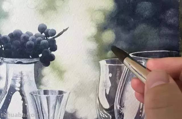 不会画水彩画？给你分享一个非常详细的示范教程