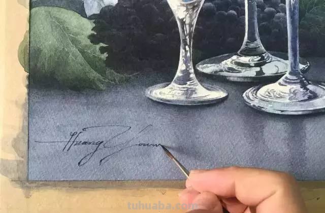 不会画水彩画？给你分享一个非常详细的示范教程