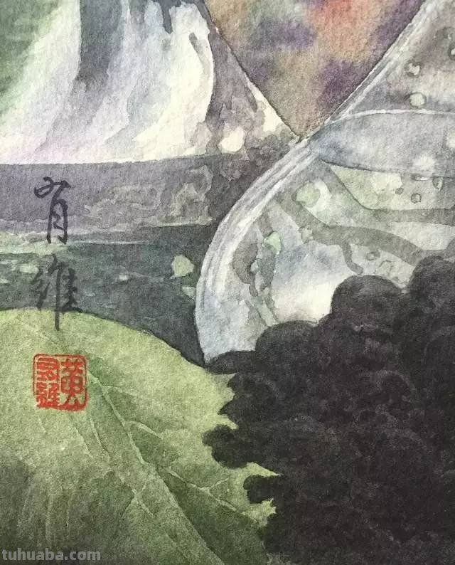 不会画水彩画？给你分享一个非常详细的示范教程