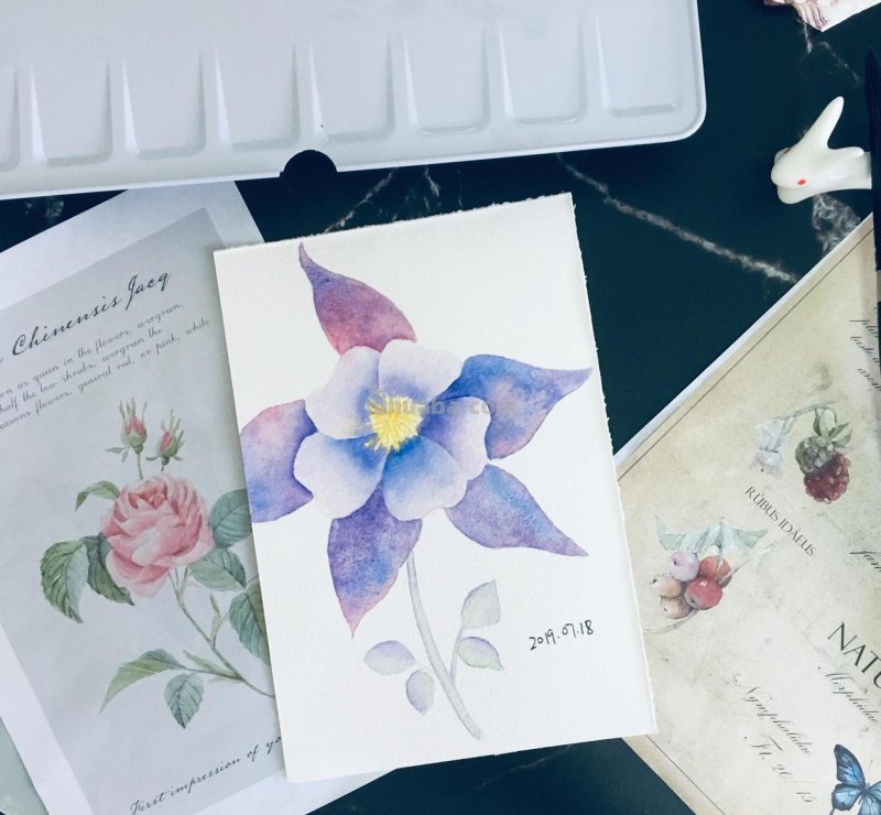 水彩绘画合集 - 有原创，有临摹，因为热爱才会喜欢