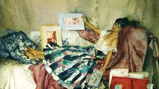 世界公认最好的水彩画家，他的作品一见倾心
