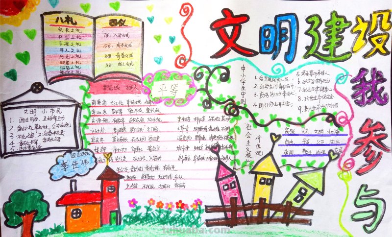 真正的手抄报大全，各类主题应有尽有，中小学绝对够用！
