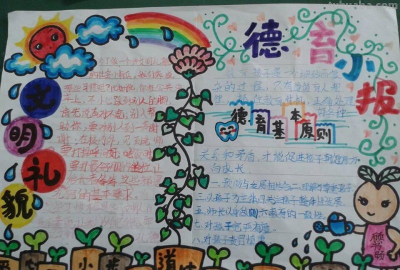 真正的手抄报大全，各类主题应有尽有，中小学绝对够用！