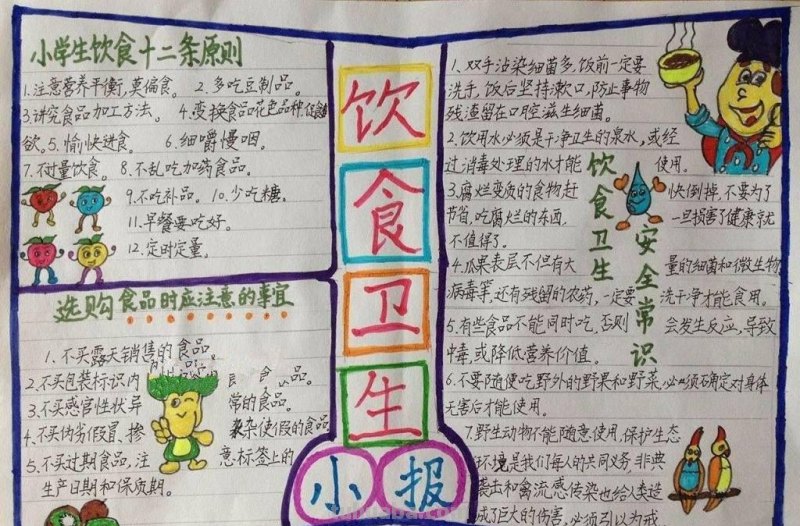 真正的手抄报大全，各类主题应有尽有，中小学绝对够用！