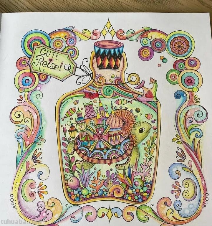 20张精选彩铅画，看看高手怎么用彩铅刻画细节的！装饰+细致