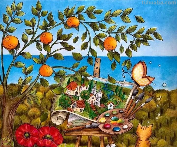 20张精选彩铅画，看看高手怎么用彩铅刻画细节的！装饰+细致