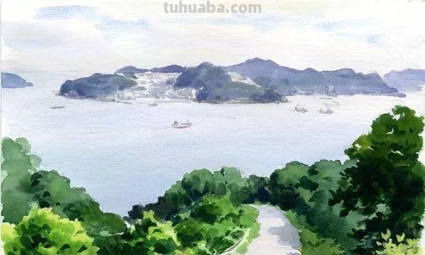 盘点4位日本著名画家的水彩风景，美不胜收