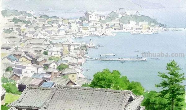 盘点4位日本著名画家的水彩风景，美不胜收