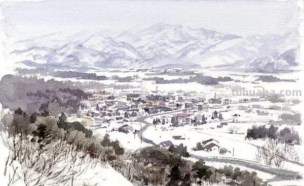 盘点4位日本著名画家的水彩风景，美不胜收