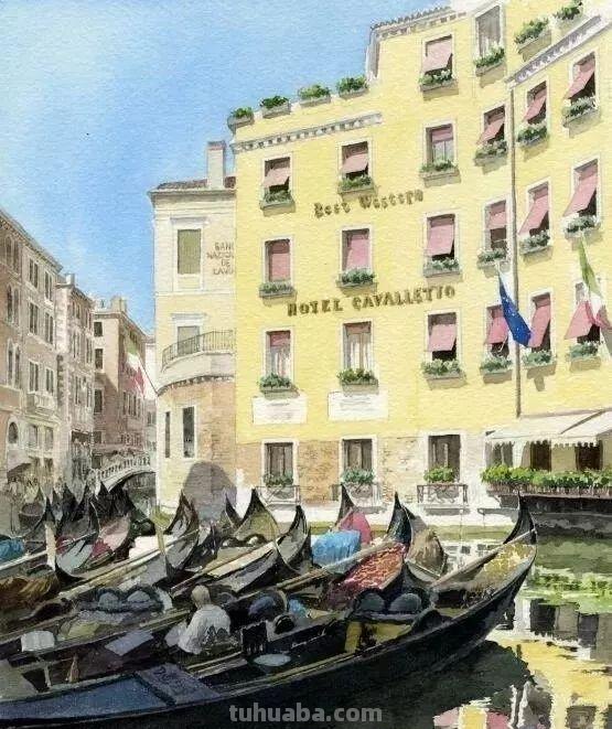 盘点4位日本著名画家的水彩风景，美不胜收