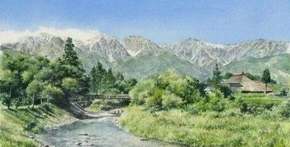 盘点4位日本著名画家的水彩风景，美不胜收