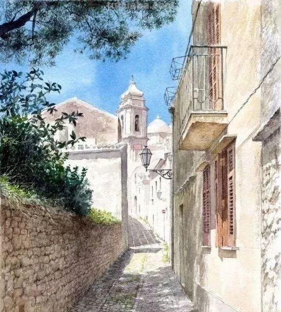 盘点4位日本著名画家的水彩风景，美不胜收
