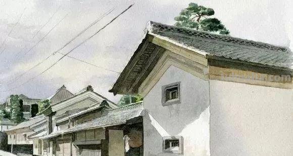盘点4位日本著名画家的水彩风景，美不胜收