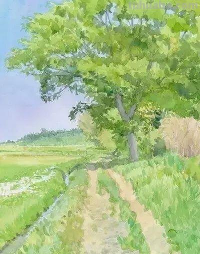盘点4位日本著名画家的水彩风景，美不胜收