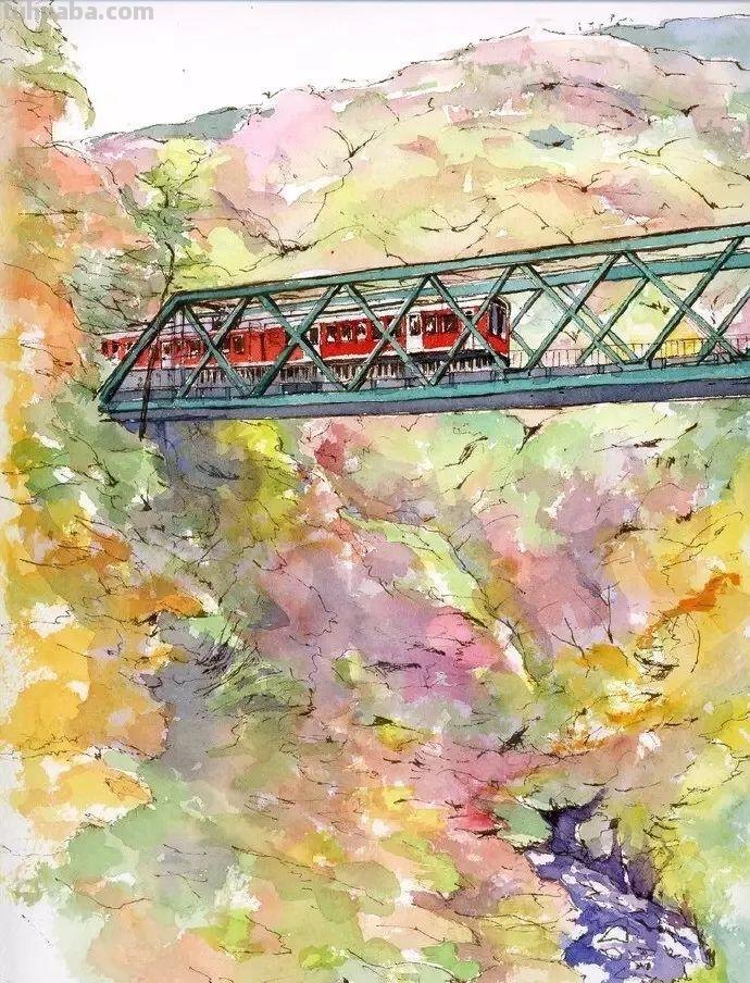盘点4位日本著名画家的水彩风景，美不胜收