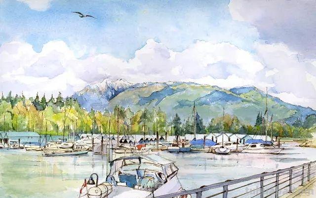 盘点4位日本著名画家的水彩风景，美不胜收