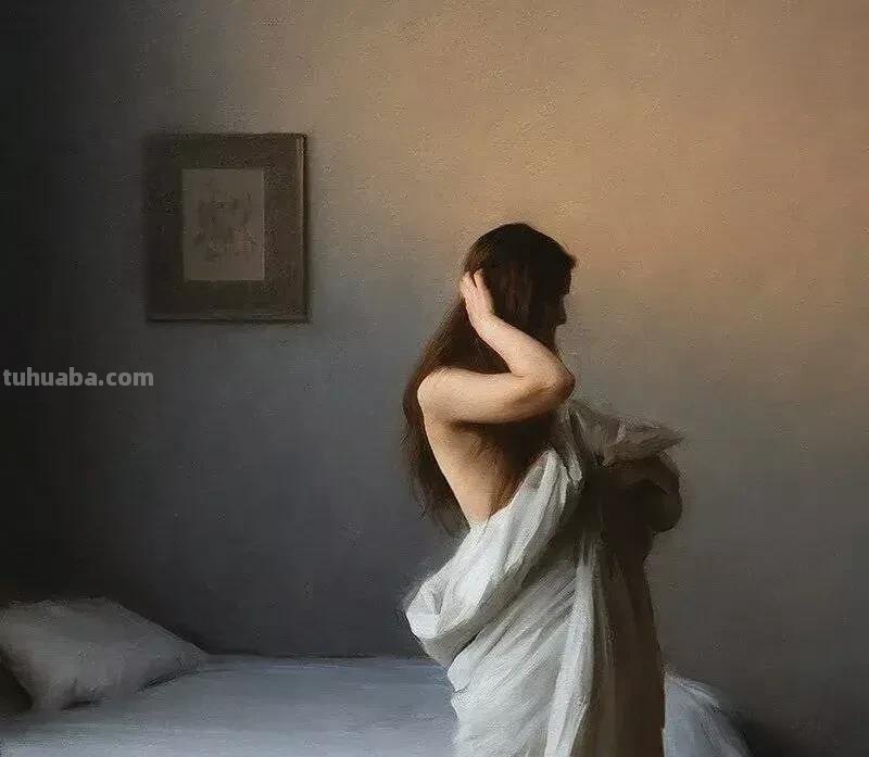 瑞典艺术家尼克·阿尔姆人物水彩画油画专辑