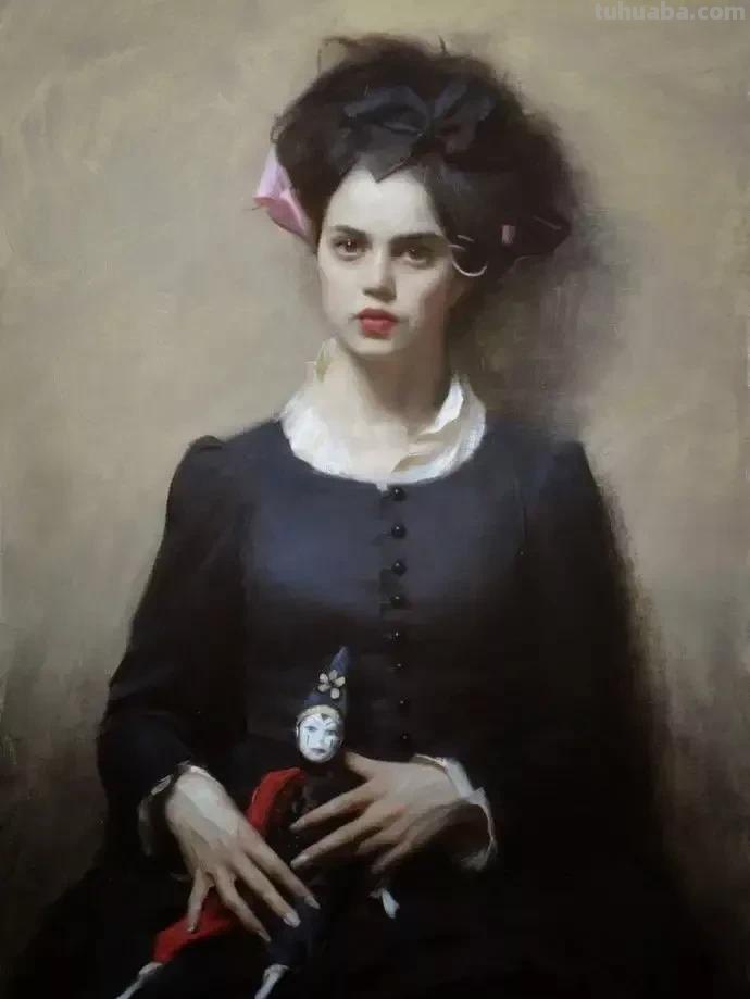 瑞典艺术家尼克·阿尔姆人物水彩画油画专辑