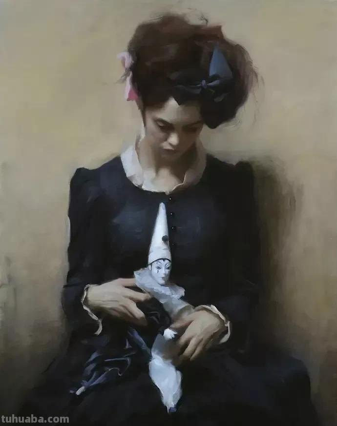瑞典艺术家尼克·阿尔姆人物水彩画油画专辑
