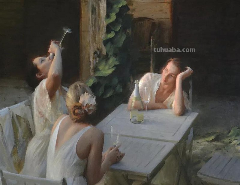 瑞典艺术家尼克·阿尔姆人物水彩画油画专辑