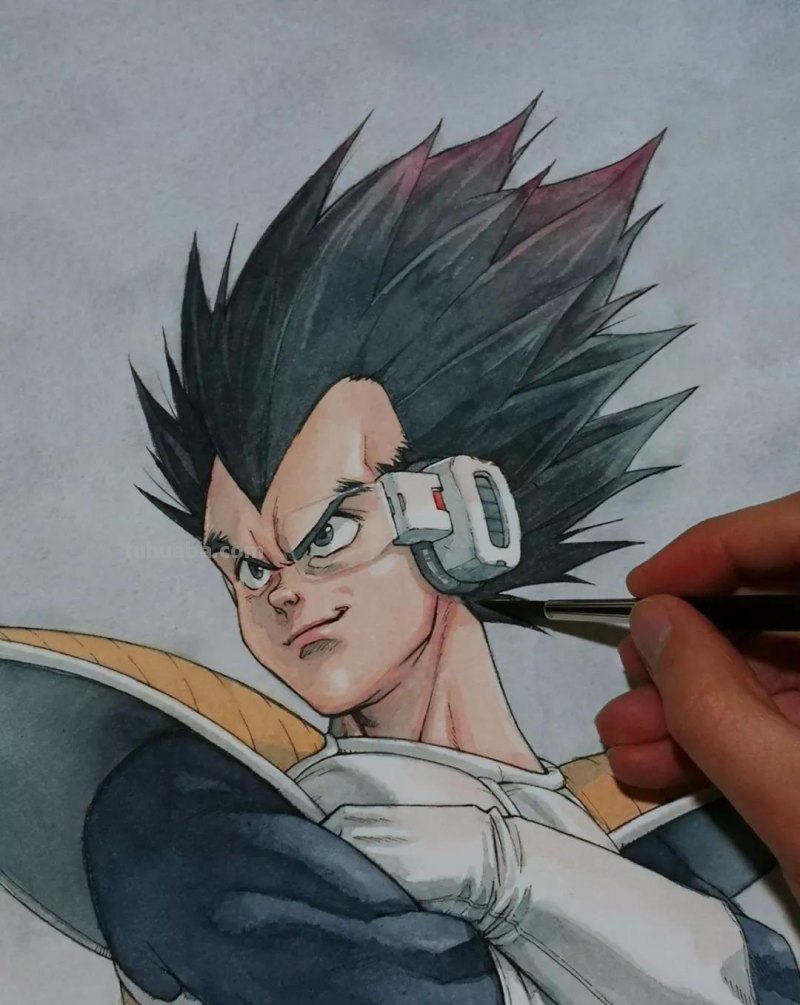 水彩手绘人物肖像和高达机甲插画！颜色通透干净画风细腻，炫酷