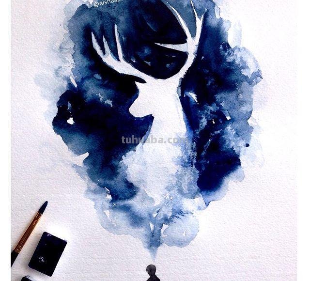 来一组不同风格的水彩手绘~这样画小动物也是极美的~