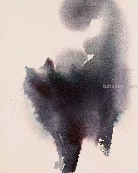 外国大师动物水彩画作品欣赏