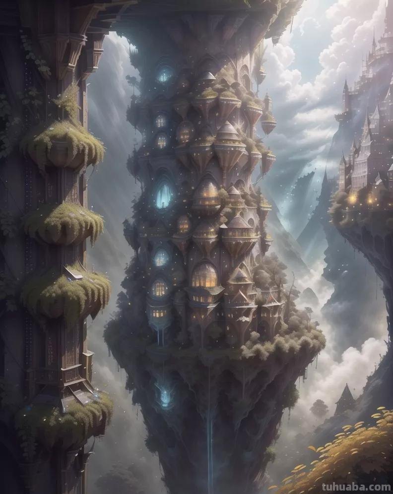 AI绘画日记 太阳朋克风 未来世外桃源 游戏场景壁纸 AI绘画日记 太阳朋克风 未来世外桃源 游戏场景壁纸