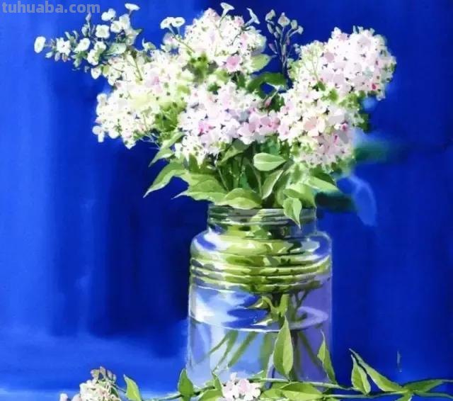 40幅超清新自然的花卉蔬果风景绘画欣赏，网友！每一幅我都像我