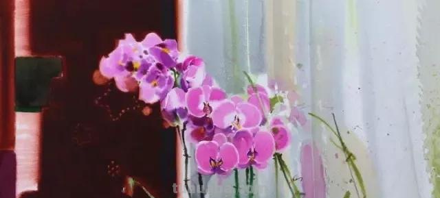 40幅超清新自然的花卉蔬果风景绘画欣赏，网友！每一幅我都像我