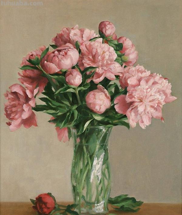 花卉静物油画 美国画家Holly Hope Banks作品