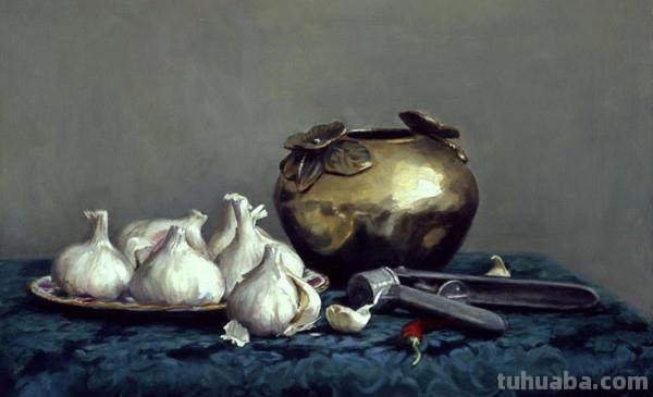 花卉静物油画 美国画家Holly Hope Banks作品