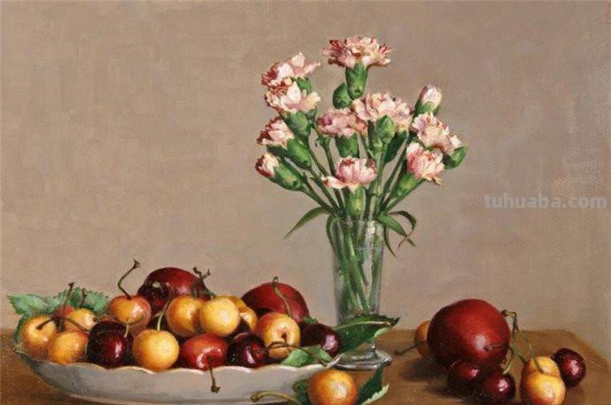 花卉静物油画 美国画家Holly Hope Banks作品
