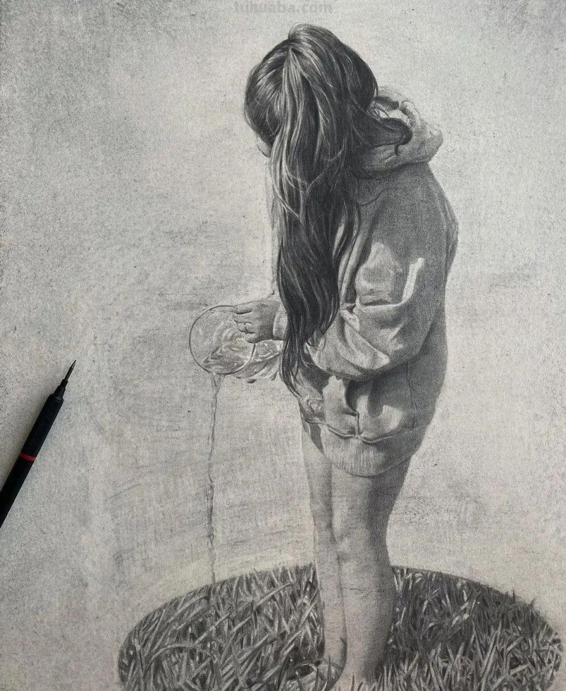 35张国外画家生动的素描作品，给画赋予灵魂