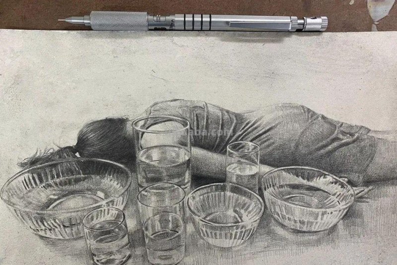 35张国外画家生动的素描作品，给画赋予灵魂