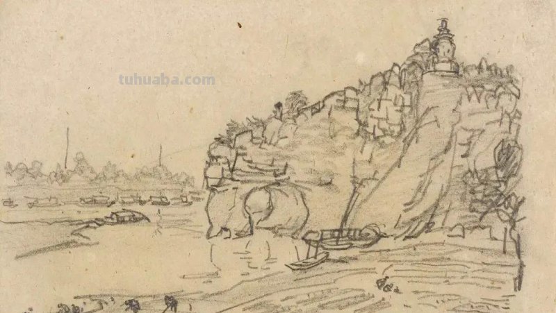 叶浅予的速写绘画作品