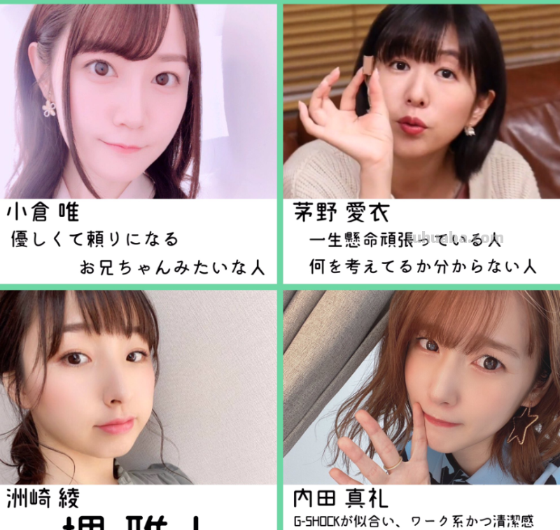 网友统计，女声优们都喜欢哪些类型的对象，看看你们符合哪位标准