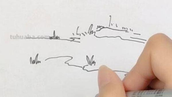 草坪怎么画简笔画（草坪怎么画简笔画图片）