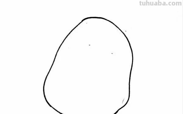 每天学一幅简笔画-新型冠状病毒卡通简笔画步骤画法图片