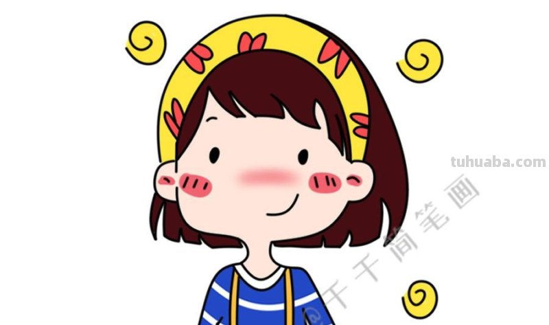 3分钟，教你12种人物头像简笔画，手帐也用得到！