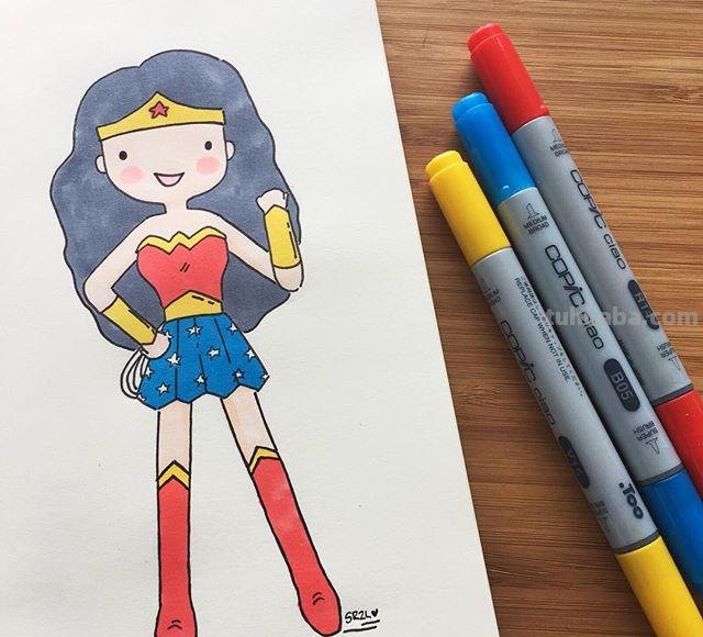 一组人物简笔画，喜欢的就收藏起来吧~