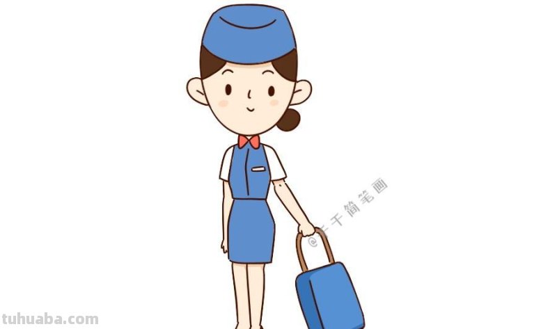 10种职业人物简笔画，简单易学，哄娃手帐都可以哟！