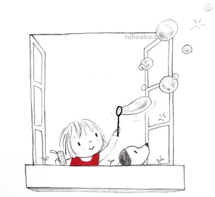 治愈系简笔画人物简笔画