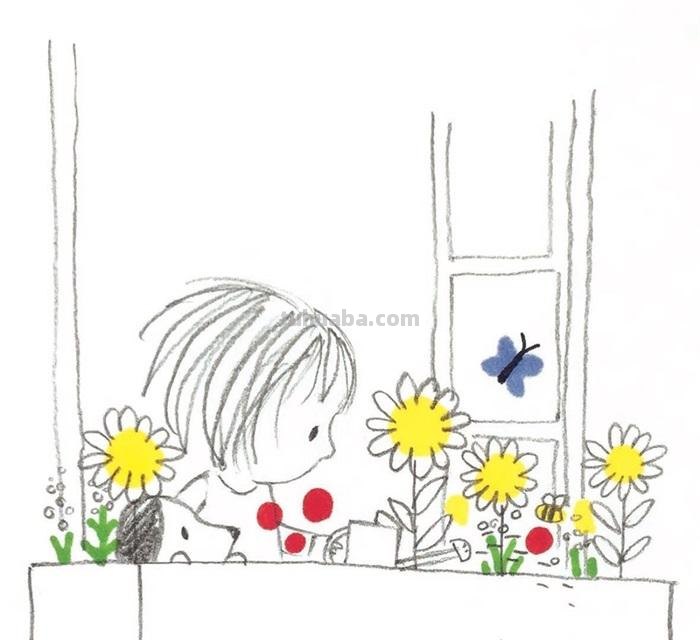 治愈系简笔画人物简笔画