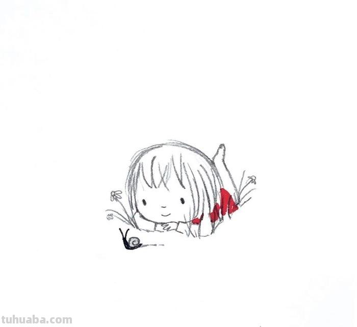 治愈系简笔画人物简笔画