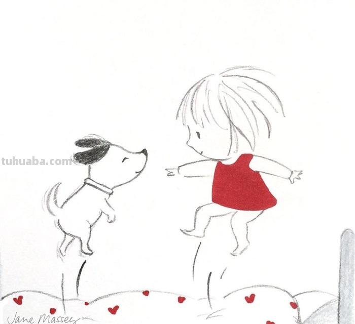 治愈系简笔画人物简笔画